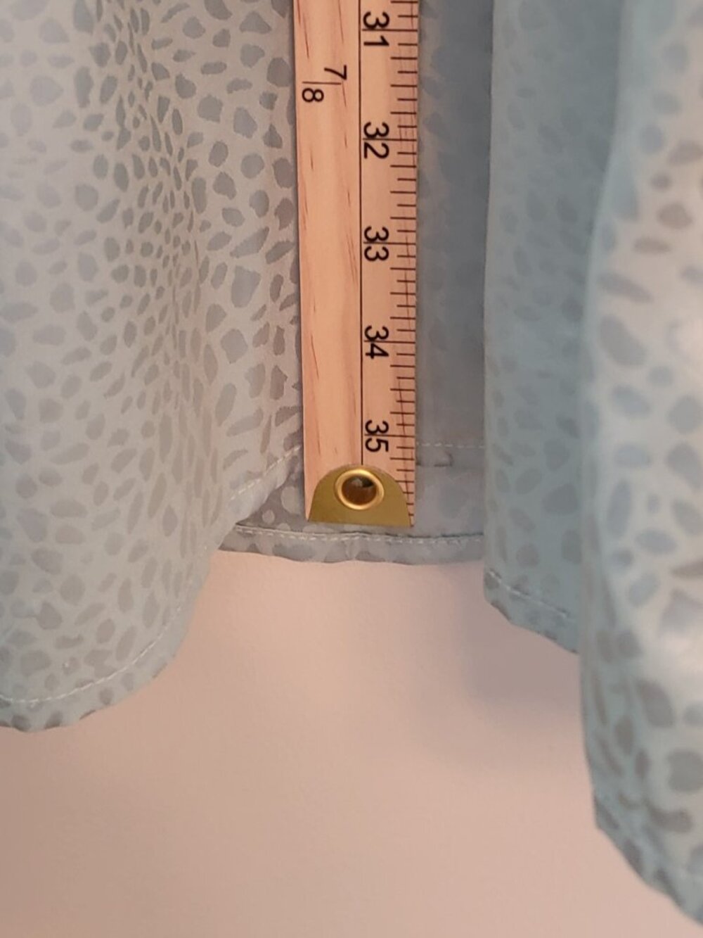 Entro Babydoll Dress XL Blue Satin V-Neck Flowy Tiered Boutique Chic - Picture 12 of 12